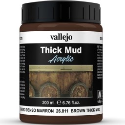 Vallejo Brown Thick Mud 200 ml