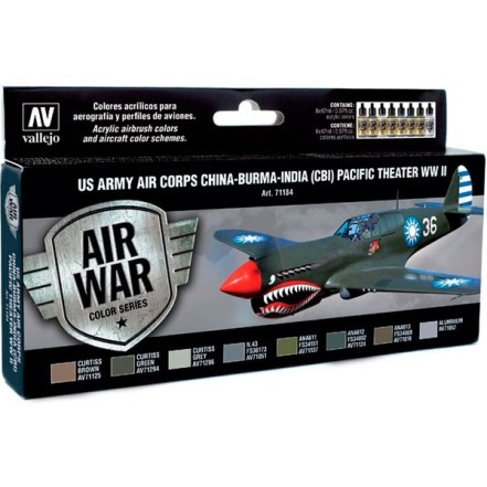 Set Air War US Army (CBI) WWII 6 colores