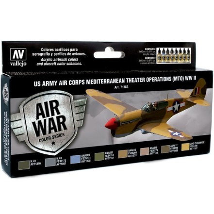 Set Air War US Army (MTO) WWII 6 colores