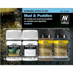 Diorama Effects Set Mud and Puddles