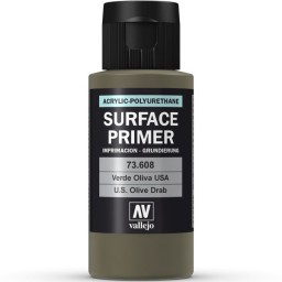 Vallejo Surface Primer U.S. Olive Drab 60 ml