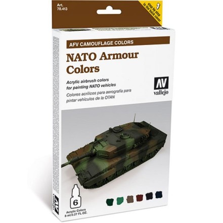 Set AFV Nato Armour Colors 6 colores