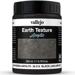 Vallejo Textura  Lava Negra 200ml