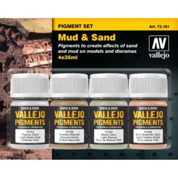 Pigment Set Mud and Sand, 4 pieces
