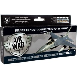 Set Air War 8 USAF Colors Grey Schemes