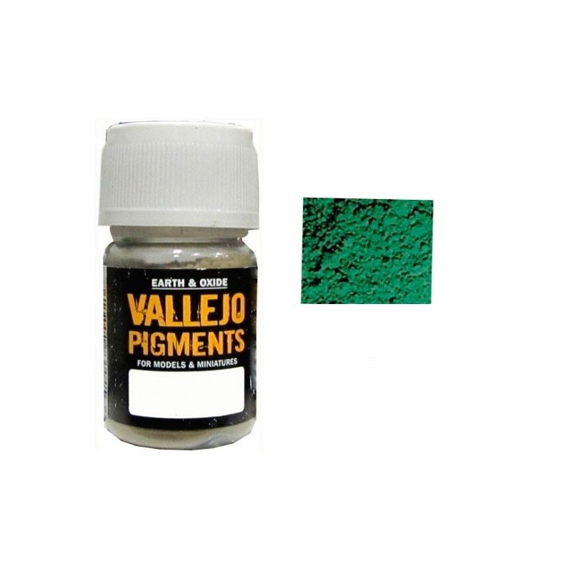 Pigmento Vallejo Verde Oxido de Cromo 35