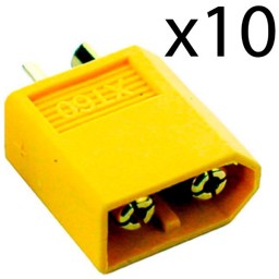 10uds Conector XT60 Macho