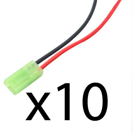 10 Conector Mini Tamiya Hembra con cable