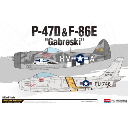 Academy Avión P-47D & F-86E Gabreski1/72