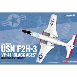 Academy Avión USN  F2H-3 VF-41 Black Aces 1/72