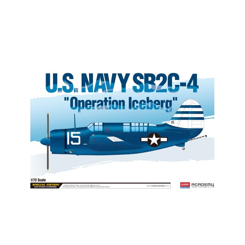 Academy Avión US Navy SB2C-4 Operation Iceberg LE 1/72