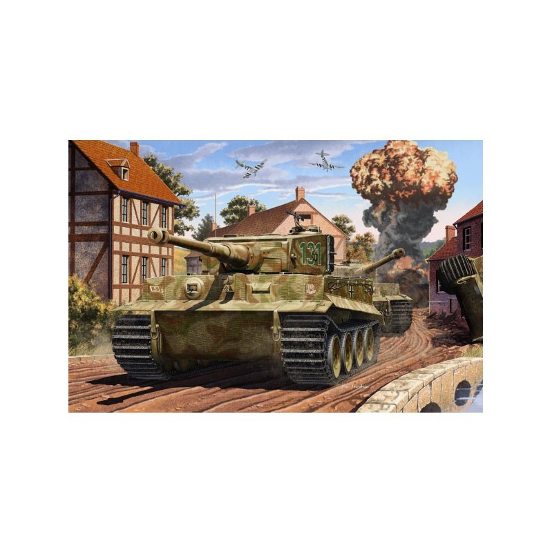 Tanque Tiger-I Mid Ver. Normandy LE 1/35