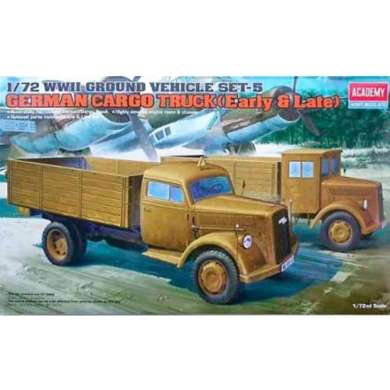 Academy Vehículos German Cargo Truck e/l 1/72