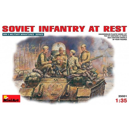Figuras Soviet Infantry at Rest 1/35