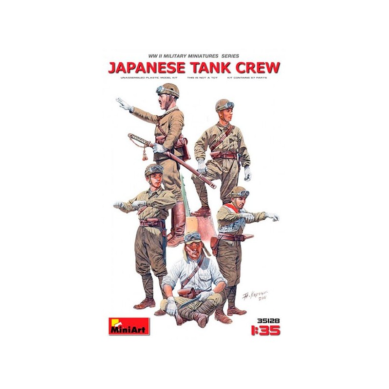 MiniArt Figuras Japanese Tank Crew 1/35