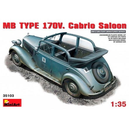 Coche MB Typ 170V. Cabrio Saloon 1/35