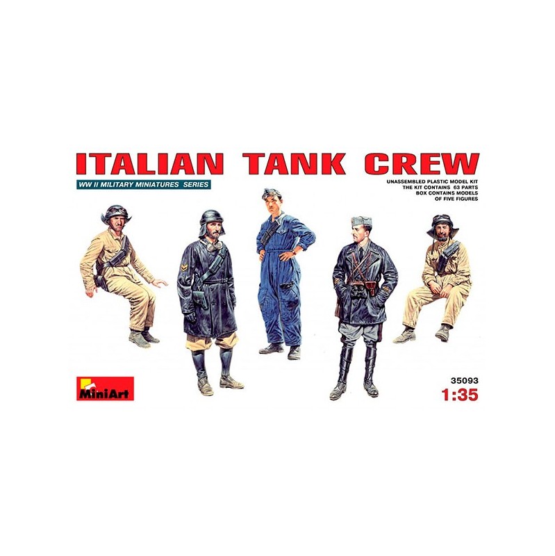 MiniArt Figuras Italian Tank Crew 1/35
