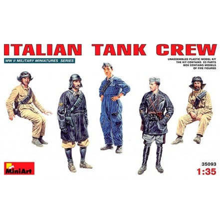 MiniArt Figuras Italian Tank Crew 1/35