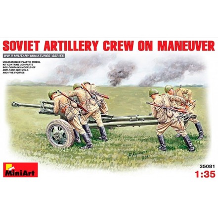 Figuras Soviet Artillery Maneuver 1/35