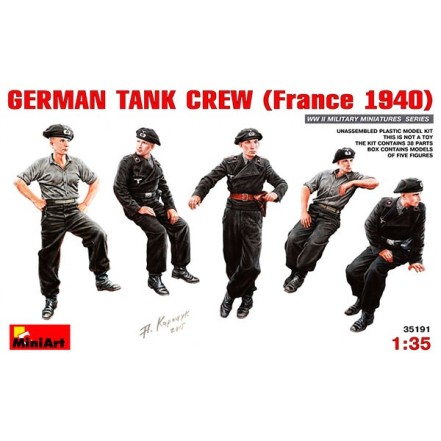 Figuras German Tank France 1940 1/35