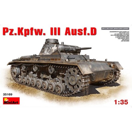 MiniArt Tanque Pz.Kpfw.3 Ausf.D 1/35