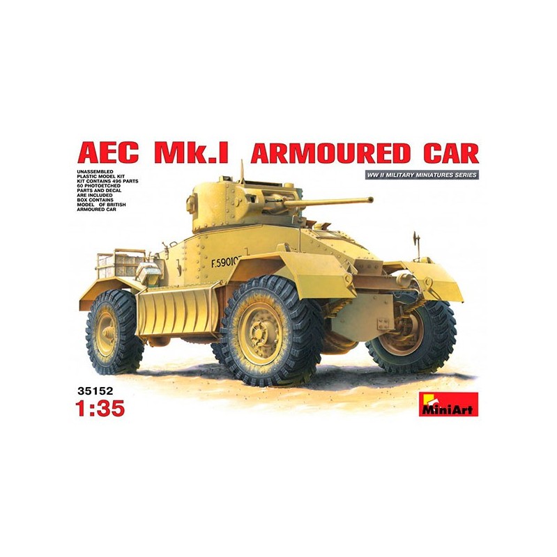 Vehículo AEC Mk 1 Armoured Car 1/35