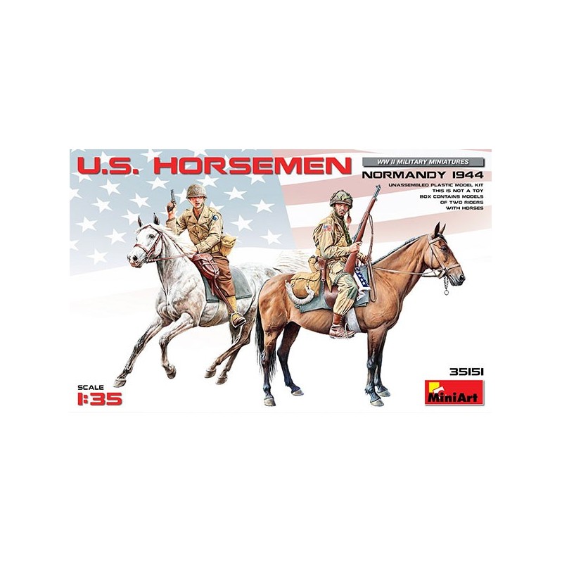 Figuras U.S. Horsemen Normandy 1944 1/35