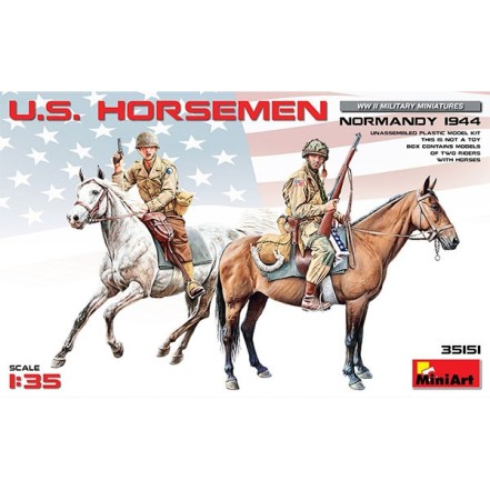 Figuras U.S. Horsemen Normandy 1944 1/35
