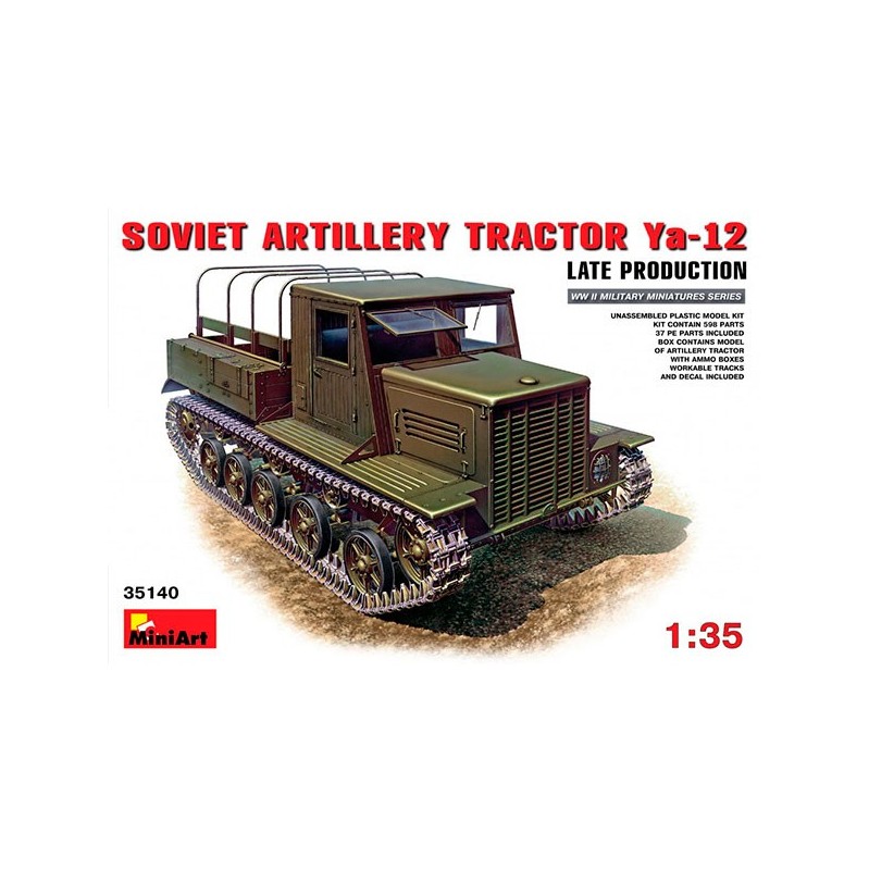 Tractor Ya12 Late Soviet Artillery 1/35