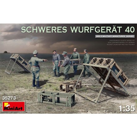 MiniArt Figuras Schweres Wurfgerat 40 1/35