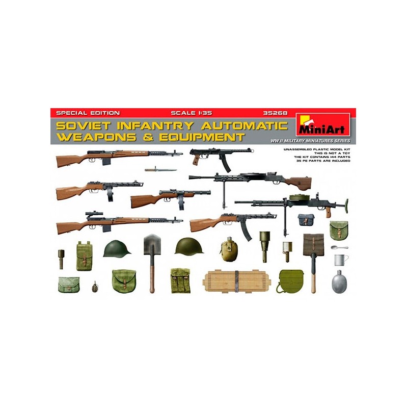 Acc Soviet Automatic Weapons/Equip 1/35