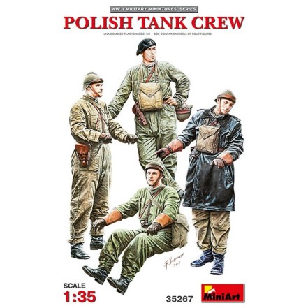 MiniArt Figuras Polish Tank Crew 1/35