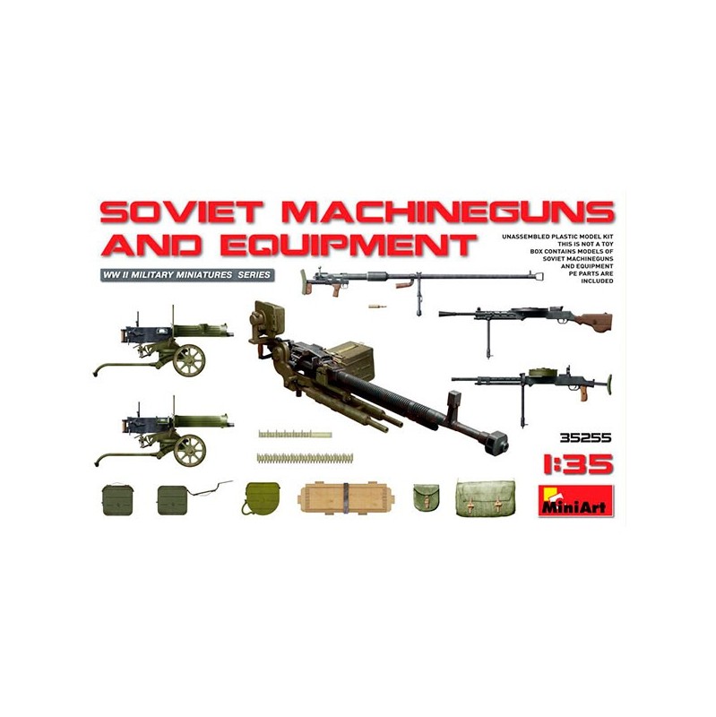 Acc Soviet Machine guns/Equipment 1/35