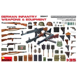 Acc Germ Infantry Weapons w/Equipment 1/35