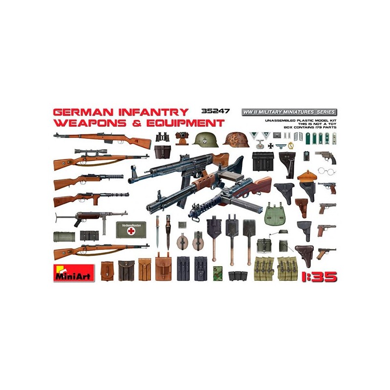 Acc Germ Infantry Weapons+Equipment 1/35