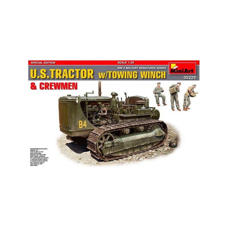Tractor US+Towing Winch/Crewmen SE 1/35