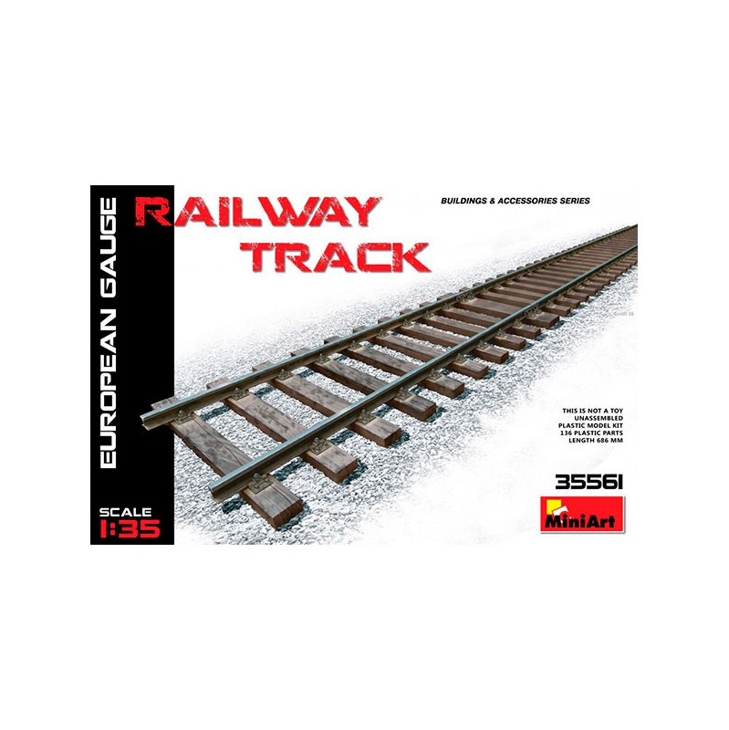 MiniArt Acc. Railway Track European 1/35