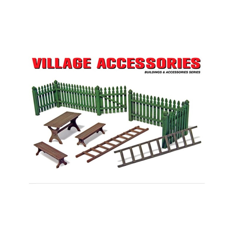 MiniArt Accesorios Village Acc. 1/35