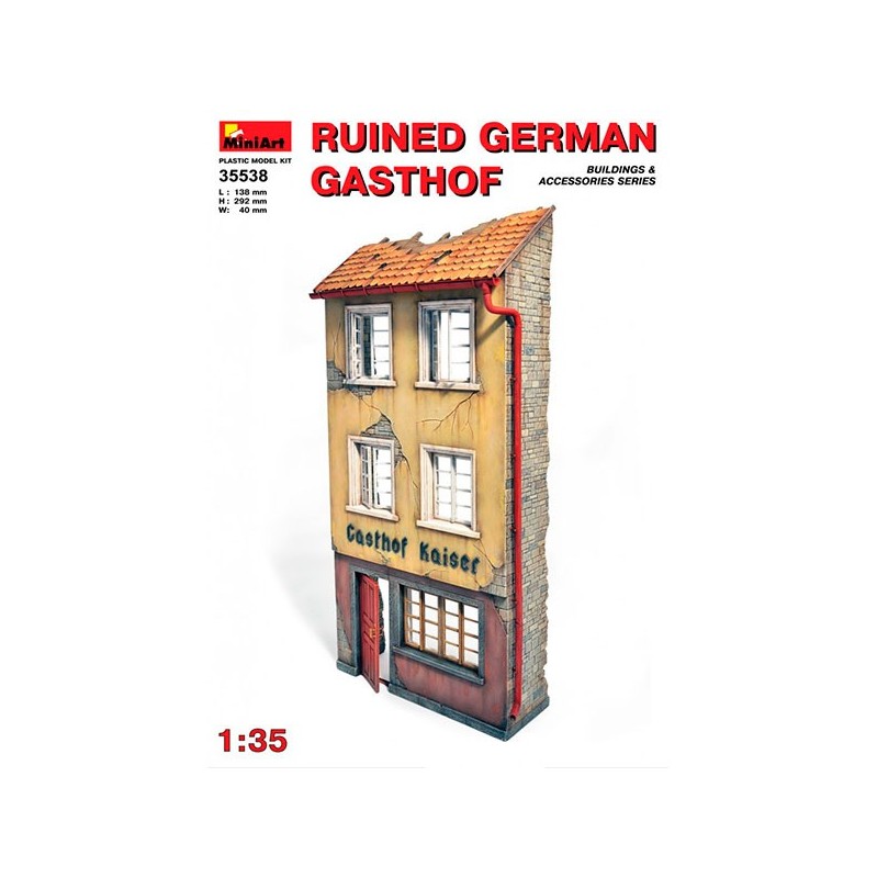 MiniArt Edificio Ruin Germ. Gasthof 1/35