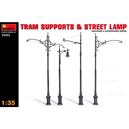 Acc. Tram Supports and Street Lamps 1/35