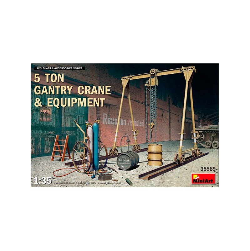 MiniArt Acc 5T Gantry Crane + Equip 1/35