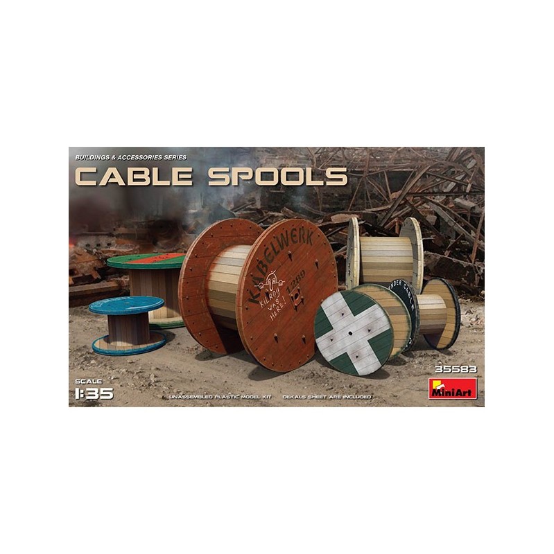 MiniArt Accesorios Cable Spools 1/35