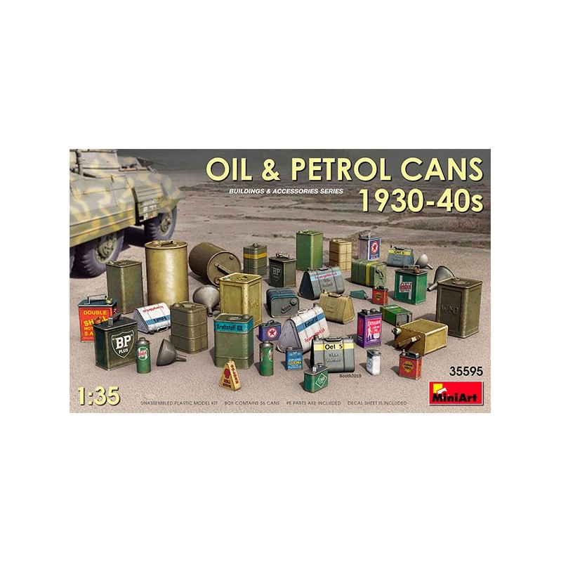 MiniArt Acc Oil Petrol Cans 1930-40 1/35