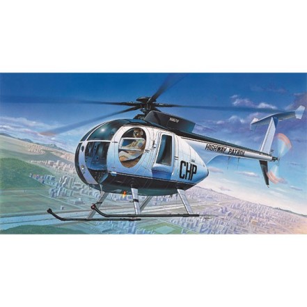 Acad Helicóptero Hughes 500D Police 1/48