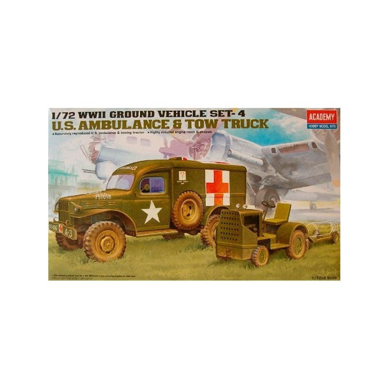 Vehículos US Ambulance & Tractor 1/72