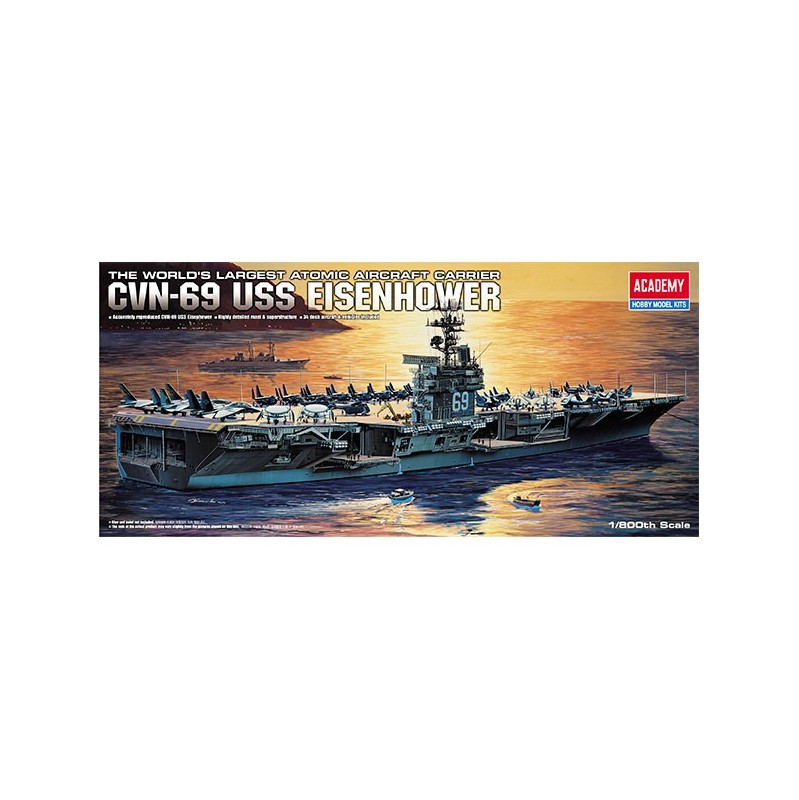Acad Buque USS CVN-69 Eisenhower 1/800