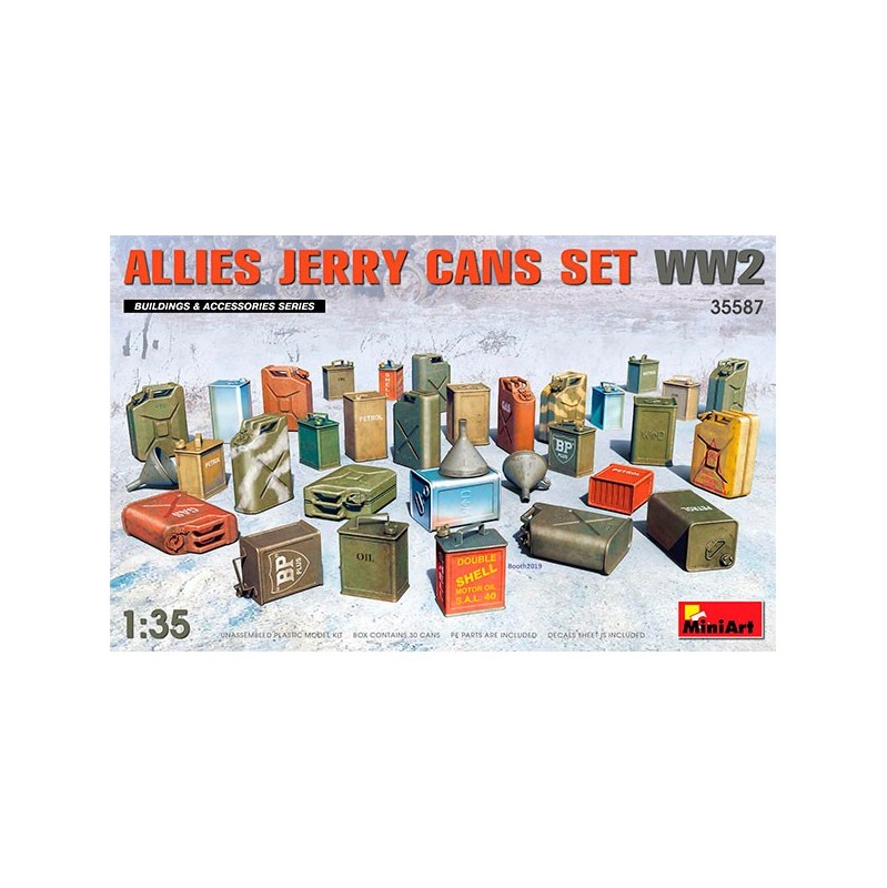 Accesorios Allies Jerry Cans Set WW2 1/35 