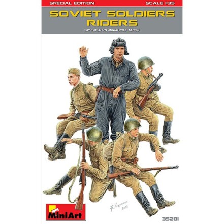 Figuras Soviet Soldiers Riders SpEd 1/35