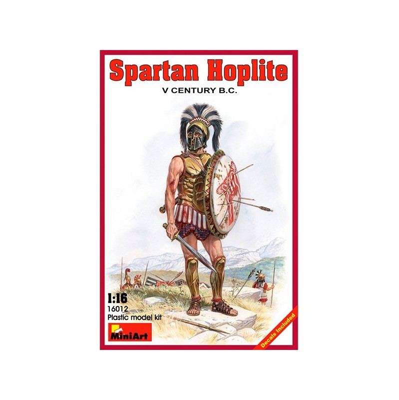 Figura Spartan Hoplite V century BC 1/16