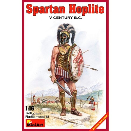 Figura Spartan Hoplite V century BC 1/16
